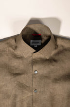 Dress Shirt – Olive Linen