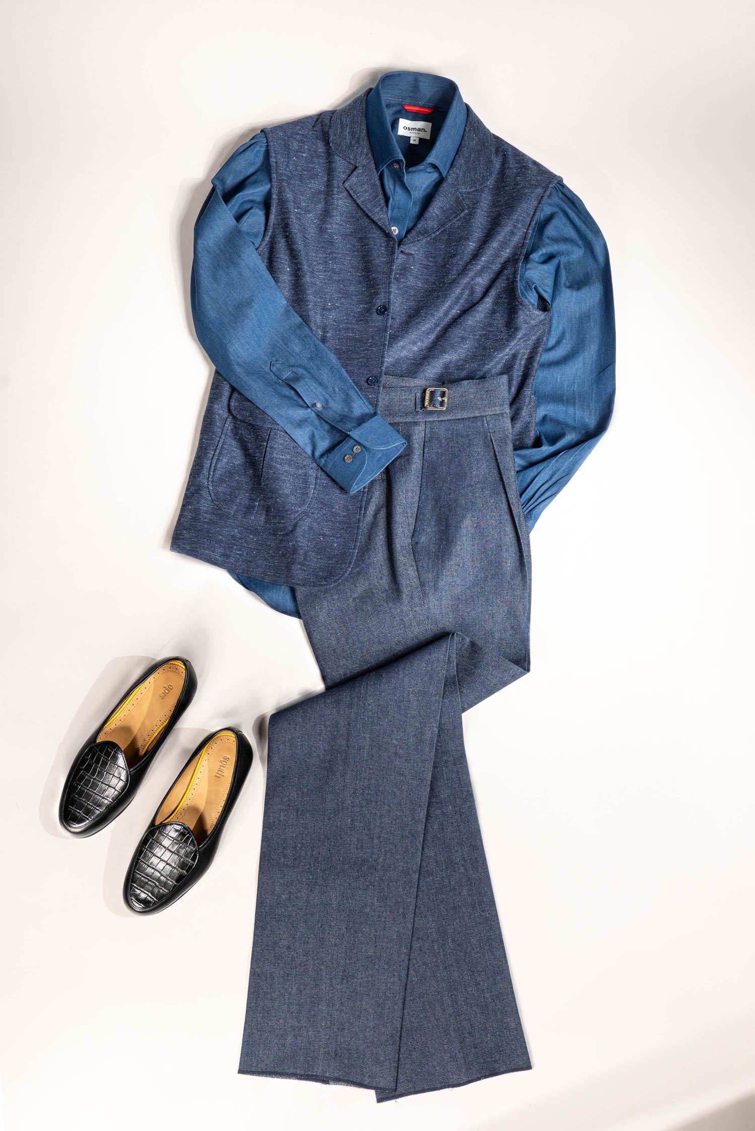 Gilet – Chambray Navy