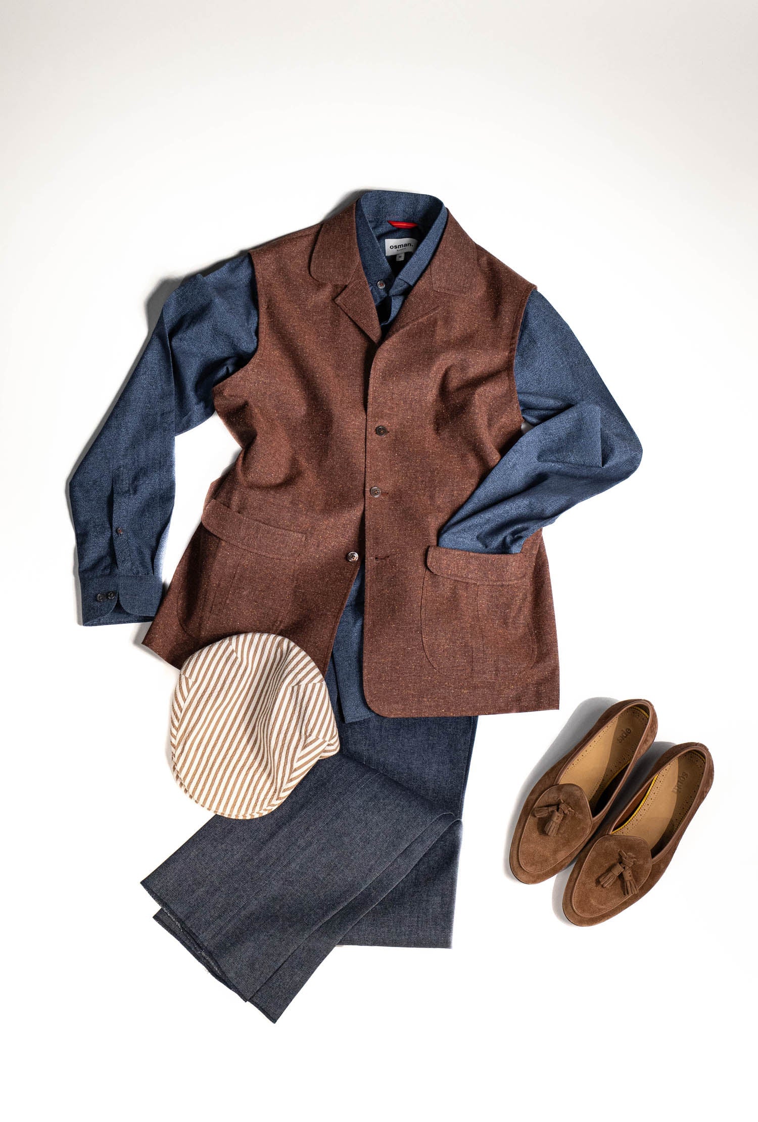 Gilet –  Spreckled Rust